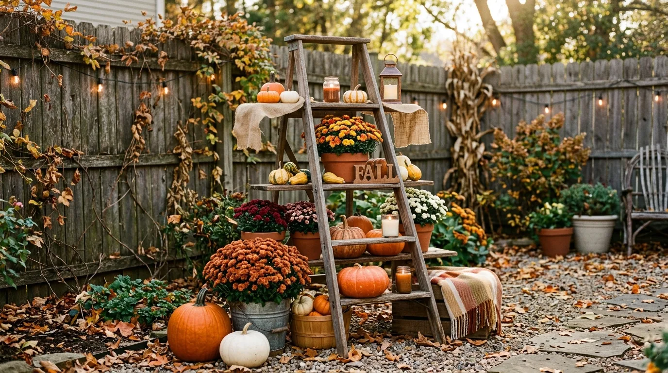 Finish with a backyard that feels ready for autumn inspiration for an outdoor fall setting.